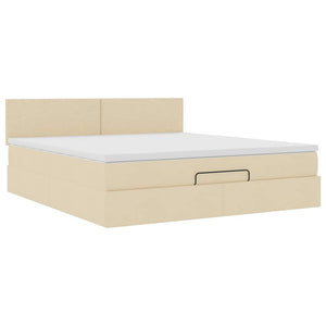 Ottoman Bett mit Matratze & LEDs 160x200 cm
