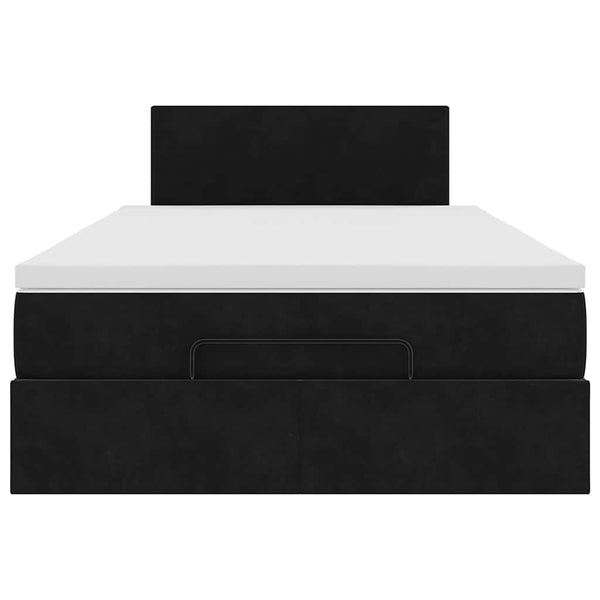 Ottomane Bett mit Matratze & LEDs 120x190cm