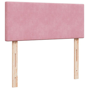Ottomanbett mit Matratze & LEDs Rosa 120x190 cm