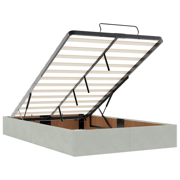 Ottoman Bett mit Matratze & LEDs 120x200 cm