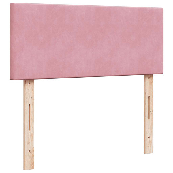 Ottoman Bett mit Matratze & LEDs Rosa 120x200 cm