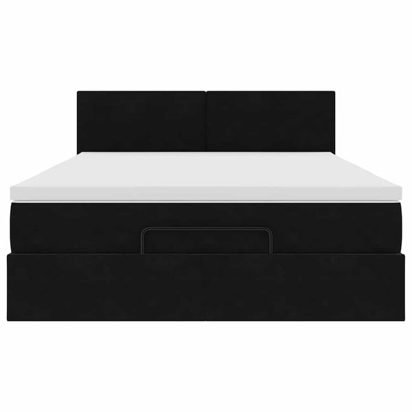 Ottoman Bett mit Matratze & LEDs 140x200 cm