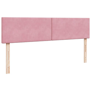 Ottomane Bett mit Matratze & LEDs Rosa 180x200 cm