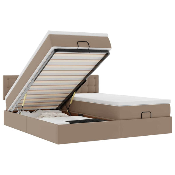 Ottoman Bett 160x200cm mit Matratze & LED