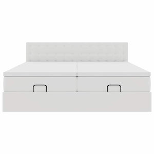 Ottoman Bett mit Matratzen & LEDs 180x200 cm
