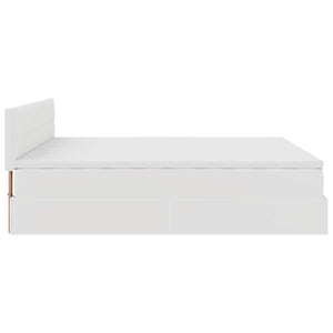 Ottoman Bett mit Matratzen & LEDs 180x200 cm