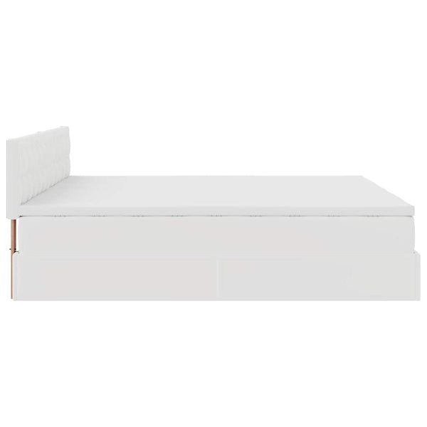 Ottoman Bett mit Matratzen & LEDs 180x200 cm