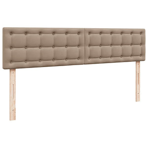 Ottoman Bett 180x200cm mit Matratzen & LEDs Cappuccino