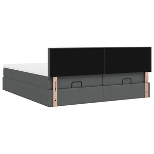 Ottoman Bett mit Matratzen & LEDs 180x200 cm
