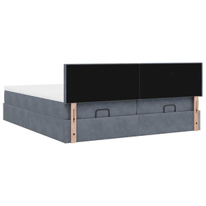 Ottoman Bett mit Matratzen & LEDs 160x200 cm