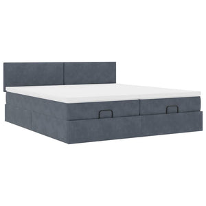 Ottoman Bett mit Matratzen & LEDs 160x200 cm