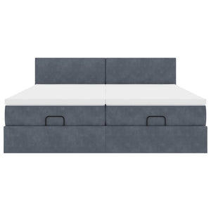 Ottoman Bett mit Matratzen & LEDs 160x200 cm