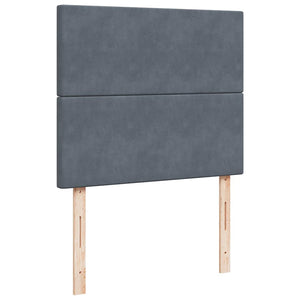 Ottoman Bett mit Matratze Dunkelgrau 120x200 cm