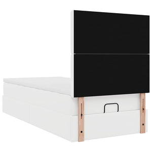 Ottoman Bett mit Matratze & LEDs 80x200 cm