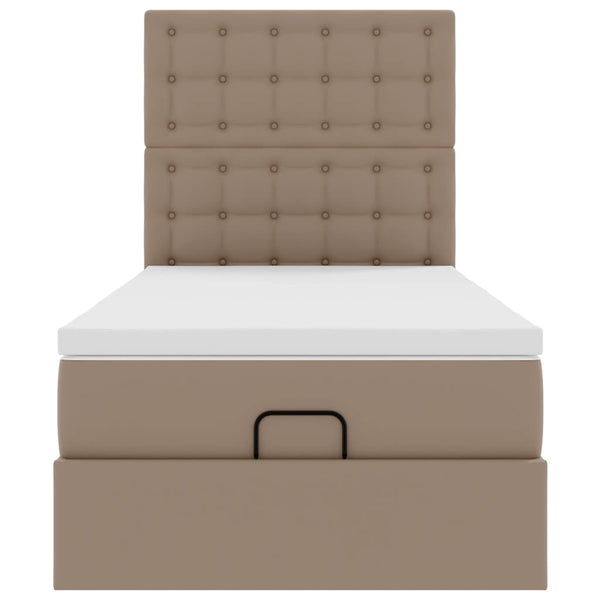 Ottoman Bett mit Matratze & LED 90x200 cm