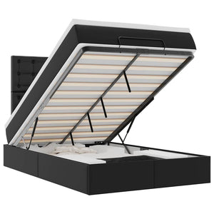 Ottoman Bett 120x200 cm mit Matratze & LED