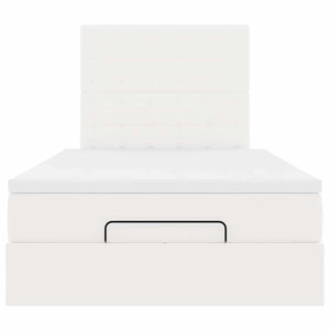 Ottoman Bett mit Matratze & LEDs 120x200 cm