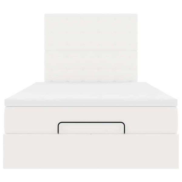 Ottoman Bett mit Matratze & LEDs 120x200 cm