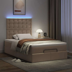 Ottoman Bett 120x200cm mit Matratze & LED