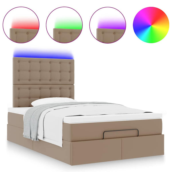 Ottoman Bett 120x200cm mit Matratze & LED
