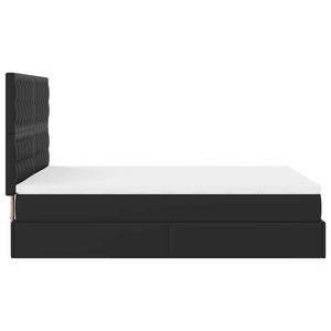 Ottoman Bett mit Matratze & LEDs 140x190 cm