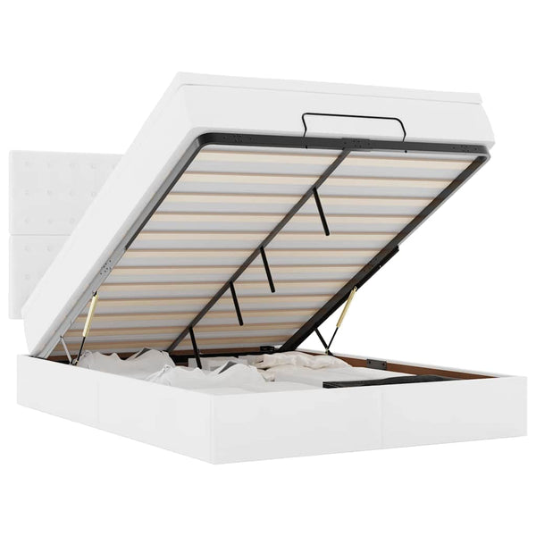 Ottoman Bett 140x190 cm mit Matratze & LED