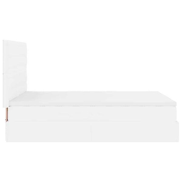 Ottoman Bett 140x190 cm mit Matratze & LED