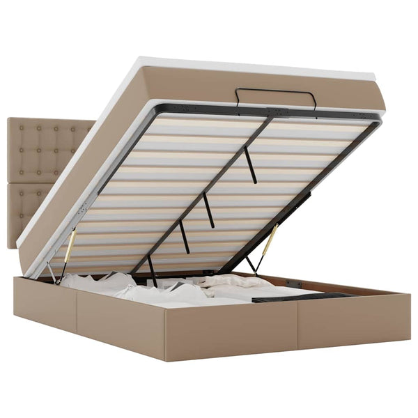 Ottoman Bett 140x190cm mit Matratze & LED