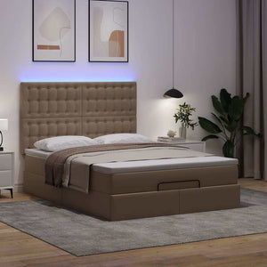 Ottoman Bett 140x190cm mit Matratze & LED