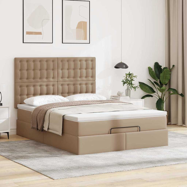 Ottoman Bett 140x190cm mit Matratze & LED