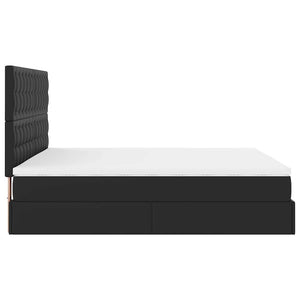 Ottoman Bett mit Matratze & LEDs 160x200 cm