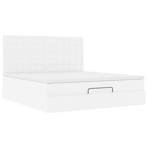 Ottoman Bett mit Matratze & LEDs 160x200 cm