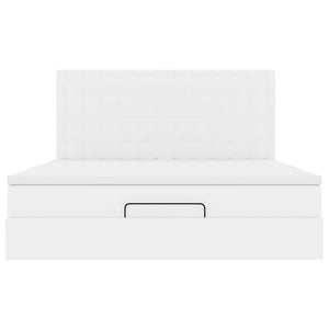 Ottoman Bett mit Matratze & LEDs 160x200 cm