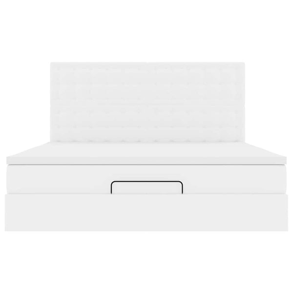 Ottoman Bett mit Matratze & LEDs 160x200 cm