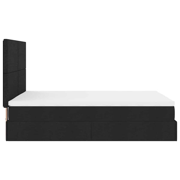 Ottoman Bett mit Matratze & LEDs 140x190 cm