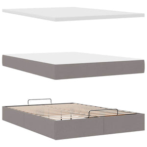 Ottoman Bett mit Matratze & LEDs 140x190 cm