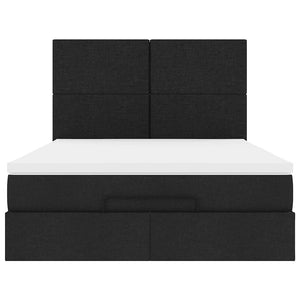 Ottoman Bett mit Matratze & LEDs 140x200 cm