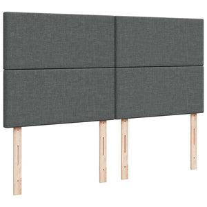 Ottoman Bett mit Matratze & LEDs 180x200 Dunkelgrau