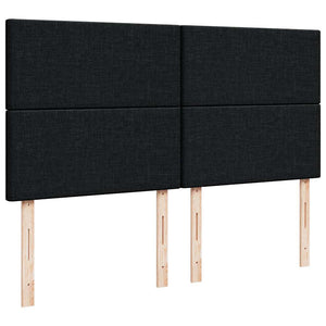 Ottoman Bett mit Matratze & LEDs 180x200 cm Schwarz