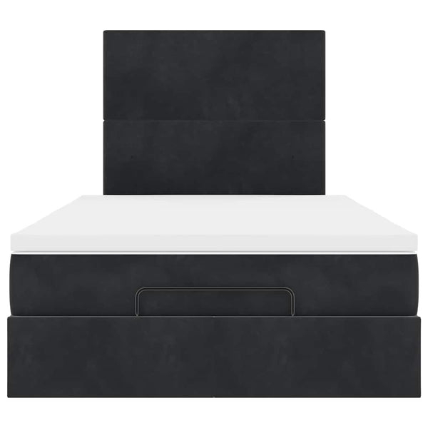 Ottoman Bett mit Matratze & LEDs 120x190 cm