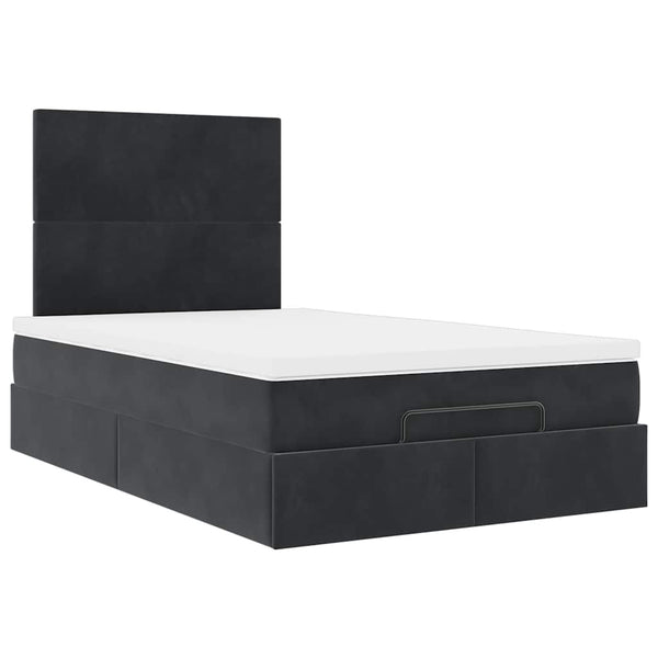 Ottoman Bett mit Matratze & LEDs 120x190 cm