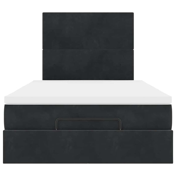 Ottoman Bett mit Matratze & LEDs 120x190 cm