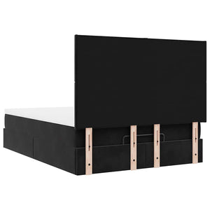 Ottoman Bett mit Matratze & LEDs 140x190 cm