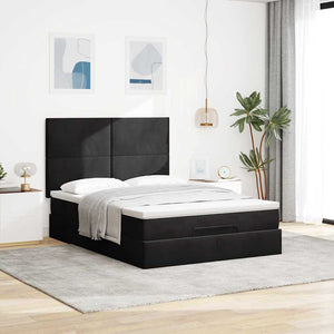 Ottoman Bett mit Matratze & LEDs 140x200 cm