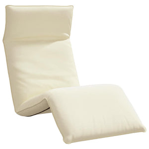 Klappbare Sonnenliege Creme Oxford-Gewebe