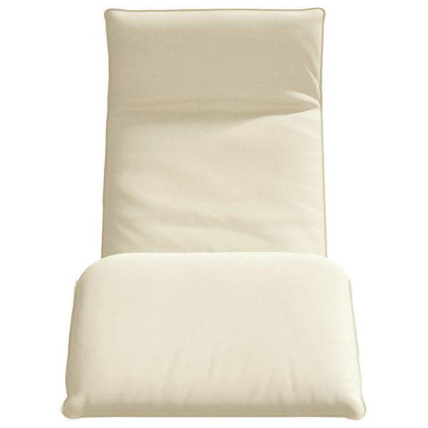 Klappbare Sonnenliege Creme Oxford-Gewebe
