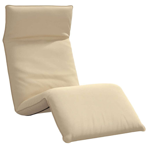Faltbare Sonnenliege Beige Oxford-Gewebe