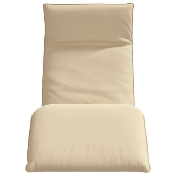 Faltbare Sonnenliege Beige Oxford-Gewebe