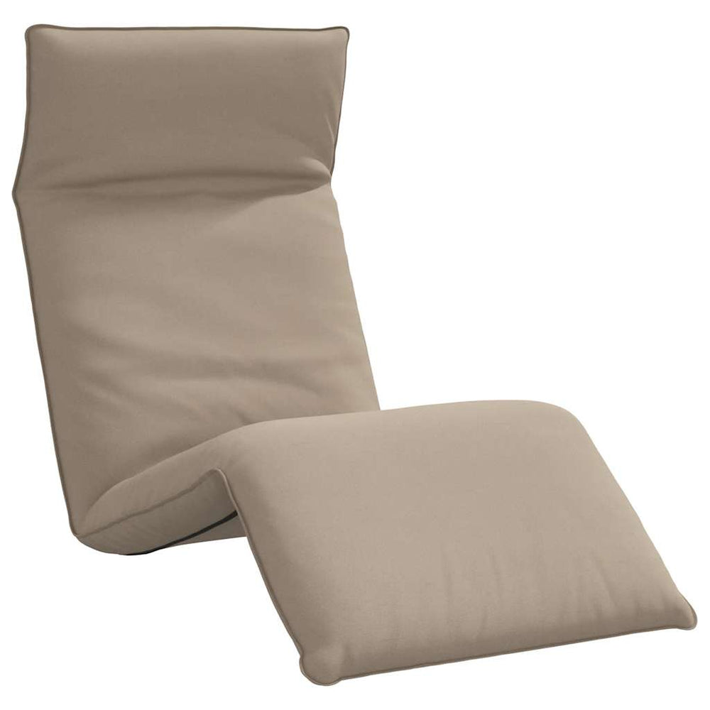 Klappbare Sonnenliege Taupe Oxford-Gewebe