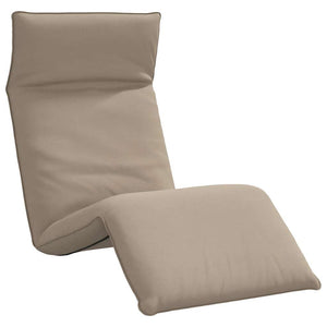 Klappbare Sonnenliege Taupe Oxford-Gewebe